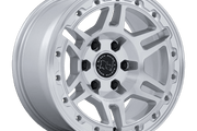 Black Rhino BR039 VANGUARD GLOSS SILVER W/ MACHINED FACE Wheel - image 1