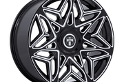DUB DC274 ANOMALY GLOSS BLACK MILLED Wheel - image 1