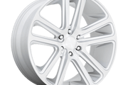 DUB S257 FLEX GLOSS SILVER BRUSHED FACE Wheel - image 1