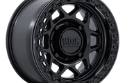 KMC Powersports KS241 TORX UTV BEADLOCK MATTE BLACK W/ GLOSS BLACK RG Wheel - image 1