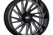 Moto Metal MO811 COMBAT GLOSS BLACK MILLED Wheel - image 1