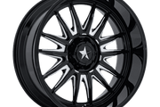 MSA Offroad Wheels M55 COMMANDER UTV GLOSS BLACK MILLED Wheel - image 1