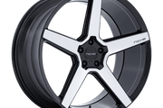 Niche NC283 MODENA GLOSS BLACK W/ MACHINED FACE Wheel - image 1