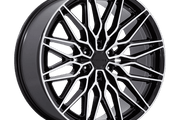 Niche NC278 CALABRIA 6 GLOSS BLACK W/ MACHINED Wheel - image 1