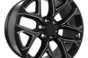 Performance Replicas PR177 GLOSS BLACK MILLED Wheel - image 2