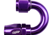 -8 AN 180 Degree Female Aluminum Hose End Fitting