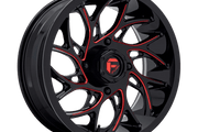 Fuel UTV D779 RUNNER UTV GLOSS BLACK MILLED CANDY RED Wheel - image 1