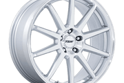 TSW TW004 CANARD GLOSS SILVER W/ MACHINED FACE Wheel - image 1