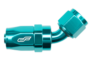 -6 AN 45 Degree Female Aluminum Hose End Fitting