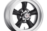 American Racing Vintage VN105 TORQ THRUST D SATIN BLACK W/ MACHINED LIP Wheel - image 1