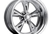 American Racing Vintage VN405 TORQ THRUST II CUSTOM TWO-PC CHROME W/ POLISH BARREL Wheel - image 1