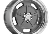 American Racing Vintage VN511 SALT FLAT MAG GRAY W/ DIAMOND CUT LIP Wheel - image 1