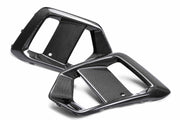 Seibon Carbon fiber fog light surround for 2016-2018 Ford Focus RS - image 1