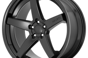 Asanti Black Label ABL31 REGAL SATIN BLACK W/ GLOSS BLACK LIP Wheel - image 1