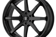 Asanti Black Label ABL-32 KAISER SATIN BLACK W/ GLOSS BLACK LIP Wheel - image 1
