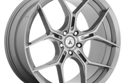 Asanti Black Label ABL-37 MONARCH TITANIUM BRUSHED Wheel - image 1