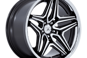 Asanti Black Label AB046 DUKE GLOSS BLACK MACHINED Wheel - image 1