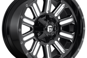 Fuel D620 HARDLINE GLOSS BLACK MILLED Wheel - image 1