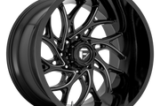 Fuel UTV D741 RUNNER UTV GLOSS BLACK MILLED Wheel - image 1