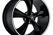Foose 1PC F104 LEGEND GLOSS BLACK MILLED Wheel - image 1