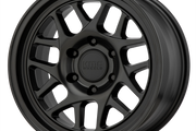 KMC KM717 BULLY OL SATIN BLACK Wheel - image 1