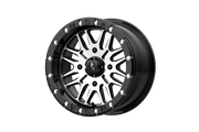 MSA Offroad Wheels M37 BRUTE UTV BEADLOCK GLOSS BLACK MACHINED Wheel - image 1