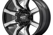 Moto Metal MO804 SPIDER GLOSS BLACK MACHINED Wheel - image 1