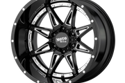 Moto Metal MO993 HYDRA GLOSS BLACK MILLED Wheel - image 1