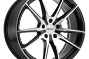 Petrol P0A GLOSS BLACK W/ MACH CUT FACE Wheel - image 1