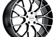 Petrol P2B GLOSS BLACK W/ MACH CUT FACE Wheel - image 1