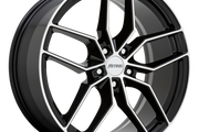 Petrol P5C GLOSS BLACK W/ MACH CUT FACE Wheel - image 1