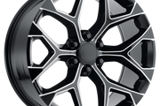 Performance Replicas PR176 GLOSS BLACK MILLED Wheel - image 1