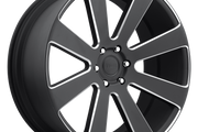 DUB S187 8-BALL MATTE BLACK MILLED Wheel - image 1