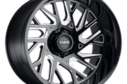 Tuff T4B GLOSS BLACK W/ MILLED SPOKES Wheel - image 1