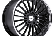 TSW SILVERSTONE GLOSS BLACK W/ MIRROR CUT LIP Wheel - image 1