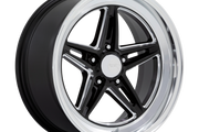 American Racing Vintage VN514 GROOVE GLOSS BLACK W/ DIAMOND CUT LIP Wheel - image 1