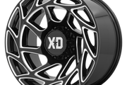 XD XD860 ONSLAUGHT GLOSS BLACK MILLED Wheel - image 1