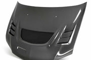 Seibon CW-Style Carbon Fiber hood for 2003-2006 Mitsubishi Lancer EVO - image 1