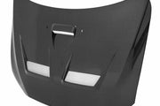 Seibon CW-Style Carbon Fiber hood for 2008-2015 Mitsubishi Lancer EVO X - image 1