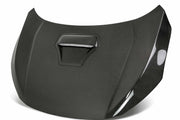 Seibon TR-Style Carbon Fiber hood for 2016-2021 Honda Civic Coupe/Sedan - image 1