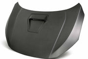 Seibon OEM-style Dry Carbon Fiber hood for 2017-2021 Honda Civic Type R - Matte - image 1