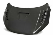 Seibon TSII-Style Carbon Fiber hood for 2017-2021 Honda Civic Type R - image 1