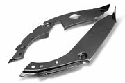 Seibon Carbon fiber under hood inner wing trim for 2017-2021 Honda Civic Type R - image 1