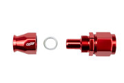 -8 AN Straight Female Aluminum Hose End (PTFE)