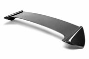 Seibon STI-Style Carbon Fiber rear spoiler for 2008-2014 Subaru WRX / Sti Hatchback - with LED brake light - image 1