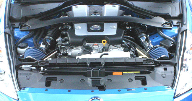 Jwt 2009+ 370z dual pop charger intake system — p3709 dual0