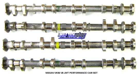 JWT CAMS VK45 CS2 01+ VK45 251I/ 258E DEG .438"I/.430"E, MUST USE JWT V/SPRING, DLC LIFTER — AVK45-N0CS2