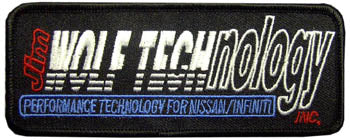 JWT EMBROIDERED JWT PATCH 5" X 2" CAN BE IRONED ON OR SEWN ON DRIVING SUIT, HAT, OR WHATEVER — MISCL-PATCH