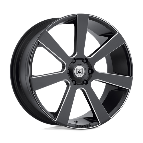 Asanti Black Label ABL-15 APOLLO SATIN BLACK MILLED Wheel - image 2