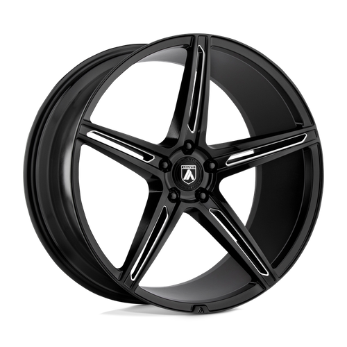 Asanti Black Label ABL-22 ALPHA 5 GLOSS BLACK MILLED Wheel - image 2